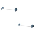 thumbnail image 1 of Wosthever Estante de almacenamiento para baño, estante colgante para toallas montado en la pared, soporte de plástico para inodoro, decoración Azul 2piezas, 1 of 6