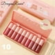 thumbnail image 4 of Juego de 10 mini lápices labiales de colores que no se decoloran, maquillaje de frutas, caja de 3,5 ml x 10 lápices labiales., 4 of 9