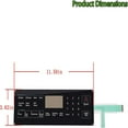 thumbnail image 6 of For Samsung NX58H5600SS/AA-00 NX58J5600SG/AA-0 Range Membrane Switch*DG34-00027B, 6 of 9