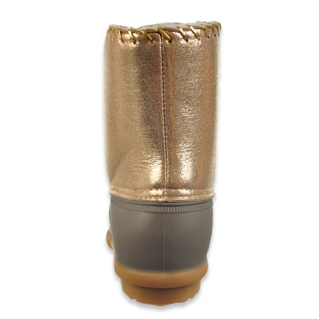 olivia miller womens duck boots flat heel