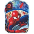 thumbnail image 2 of Marvel Spiderman 16" Blue and Red School Backpack with Front and Side Pockets, 2 of 4
