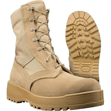 BELLEVILLE DST MEN'S ARMY HOT WEATHER COMBAT BOOTS VIBRAM DESERT TAN Size 7 Wide