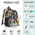 thumbnail image 6 of Cute Dinosaur Pattern Backpack Backpack for School,Cute School Bag,Schoolbag with Adjustable Shoulder Straps & Padded Back,13.8"x11.4"x6", 6 of 6