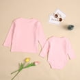 thumbnail image 2 of ESHOO Little Sister Big Sister Matching Outfits Toddler Girls Cotton T-shirt Tops Newborn Baby Romper, 2 of 8
