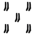 thumbnail image 2 of Qarigey Medias altas y gruesas, calcetines de moda, calentador de muslo, uniforme, protección, flexibilidad, accesorios de disfraz, mujer, niñas, negro Type2 NO2 Qarigey CBP387471, 2 of 4