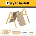 thumbnail image 6 of Conlun Cat Scratcher,A-Shape Cat Scratching Board for Various Cat Scratch Positions,Reversible Cardboard Cat Scratch Pad,Durable Cat Scratchers for Indoor Cats to Protect Furniture,Easy to Install, 6 of 9