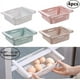 thumbnail image 1 of Ahorrador de espacio para refrigerador, estante deslizable multiusos para almacenamiento de plástico transparente, filtración rápida de agua a través de orificios de ventilación que garantizan la, 1 of 7