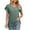 Green, variant on WIZUTIZ Womens Shirts Holiday Saving Cozy Style Holiday Beach Plus Tshirts Short Sleeve Cotton Soft Ladies Tops Plain V-Neck Plus Size Tshirt Cotton Blend Trendy Shirts Lightweight Solid Tee Green X