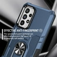 thumbnail image 6 of SaniMore for Samsung Galaxy A53 5G 6.5" 2022 Case, Magnetic Car Mount 360° Rotating Kickstand Heavy Duty Protective Shock-resistant Hybird Cover [Rugged PC Back & TPU Bumper] For Galaxy A53 5G, Blue, 6 of 10