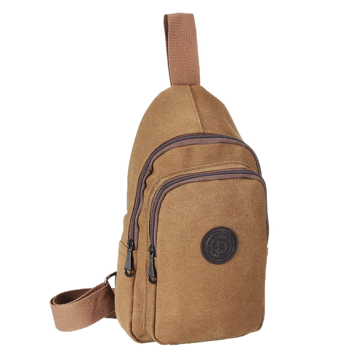 Generic - Men Chest Bag Pack Waterproof Travel Sport Shoulder Sling Backpack Canvas Zipper ...