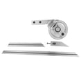 thumbnail image 4 of Angle Protractor Angle Finder Ruler, 360 Degree Steel Universal Bevel Measuring Ruler with Magnifying Glass Woodworking Ruler Angle Measure Tool, for Internal External Angle, 4 of 7