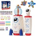 thumbnail image 1 of DIY Balloon Space Rocket Toy, Rocketblast Lab - Launch, Learn, And Play, Rockets Balloons with Pump, Rocket Air Pump Fun with Balloon Monster Pals, Sticker Decorated Balloons Toy (Deluxe Set), 1 of 6