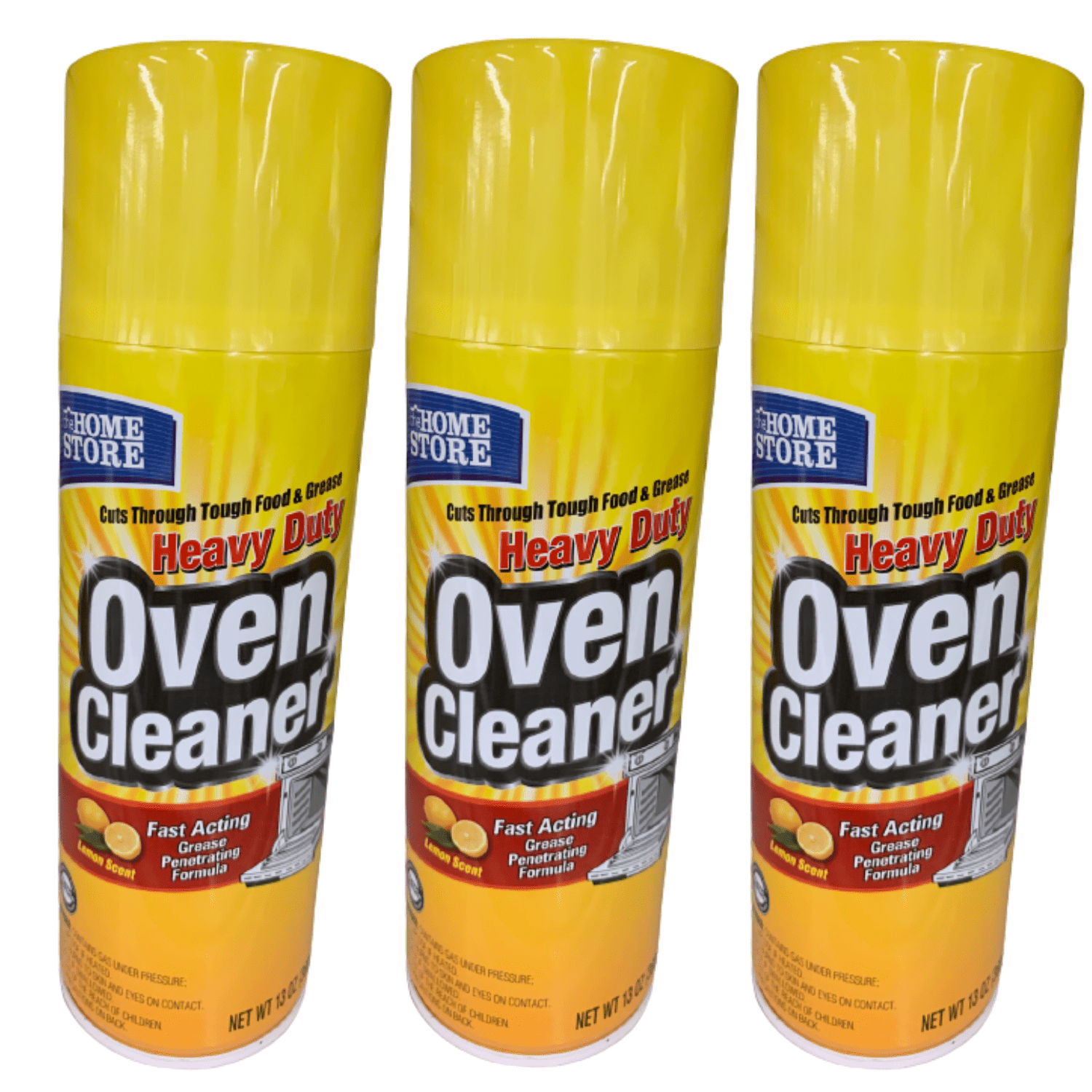 Oven Cleaner, Heavy Duty FastActing Formula, 13 Oz 3 Pack