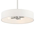 thumbnail image 4 of Livex Lighting  4 Light Brushed Nickel Pendant, 46923-91 - 14" Dia x 11.75" - 41.75" Adj. H, 4 of 8