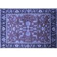 thumbnail image 1 of Ahgly Company Indoor Rectangle Oriental Blue Traditional Area Rugs, 7' x 10', 1 of 4