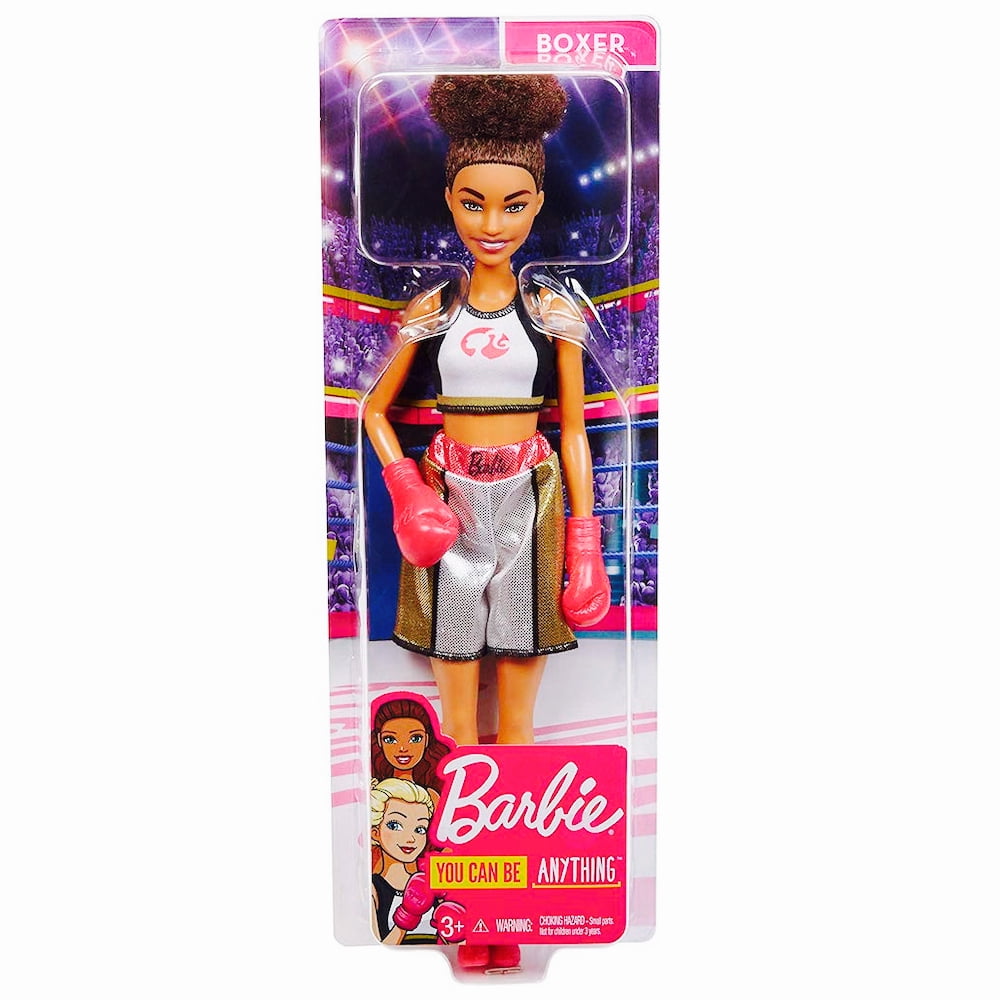 Boxer 60th Anniversary Barbie You Can Be Anything Doll 10.5"