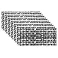 thumbnail image 1 of Uxcell 2500pcs 12 Hojas de Pegatinas de Letras, 1/2" Vinilo Impermeable Letras Autoadhesivas para Uso en Interiores/Exteriores, Negro, 1 of 6