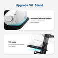 thumbnail image 5 of KIWI design VR Stand Compatible with Oculu Quest 2 / Valve Index / HP Reverb G2 / Quest / PSVR 2 Headsets (Black), 5 of 7