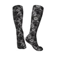 thumbnail image 4 of Fotbe Rose Flowers print Women's Men's Novelty Crew Socks Cotton Socks Knee High Socks for Walking,Running,Nurses,Pregnancy, 4 of 9