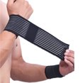 thumbnail image 1 of Muñequera para deportes al aire libre, muñequera para deportes de baloncesto, levantamiento de tensión, protector de bobinado de 40cm, 2 uds., 1 of 5