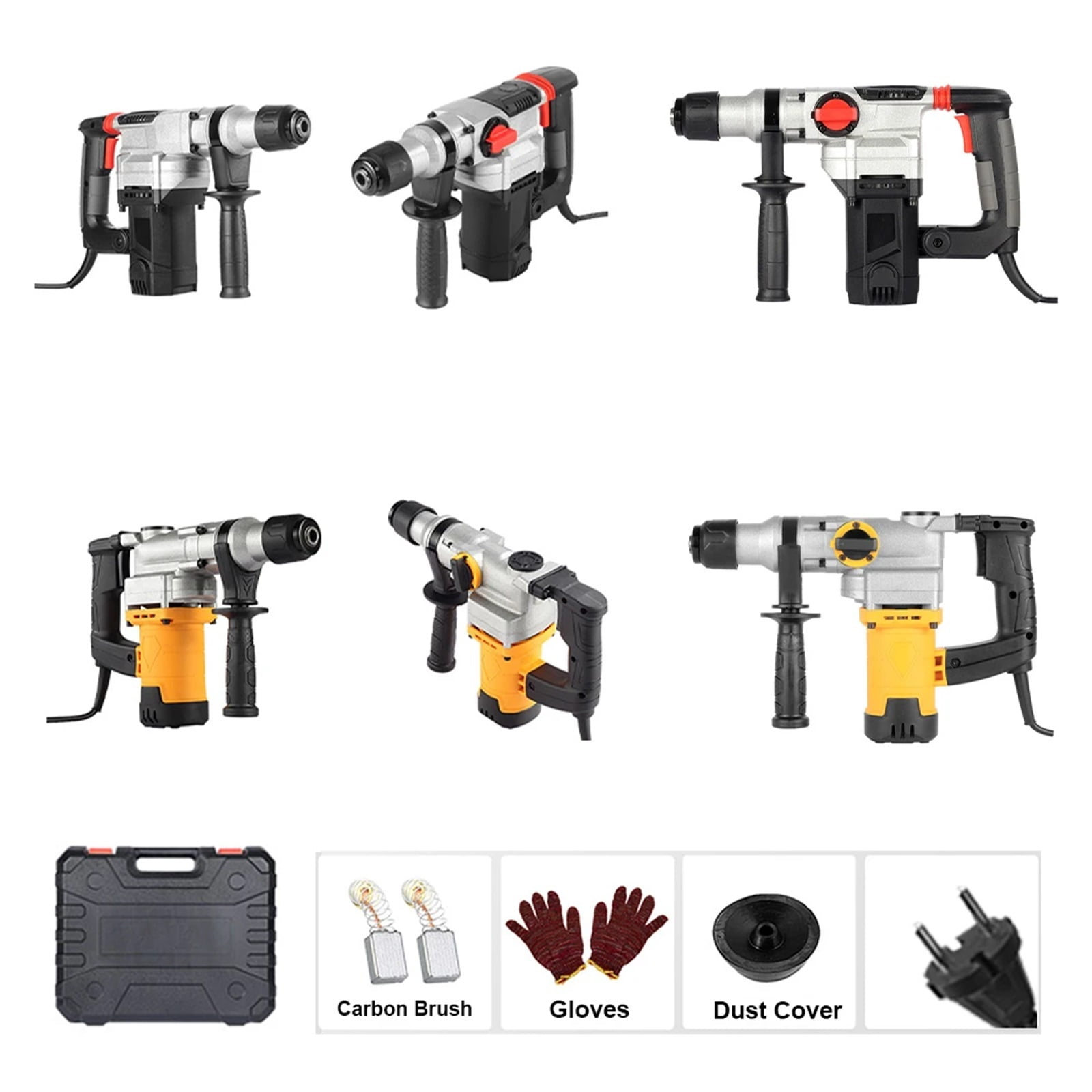 2200W Multifunctional Tool Electric Hammer/Drill/Electric Pick Home Portable Industrial Grade High Power Electric Hammer