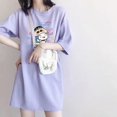 thumbnail image 1 of Camisón de Anime Crayon Shin-Chan de dibujos animados coreanos Y2K para chica dulce, vestido de pijama de cuello redondo de algodón holgado a la moda de manga corta para verano, 1 of 4