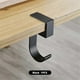 thumbnail image 2 of 10 Shaped Table Edge Hook Student Desk Side Hanging Bag Removable Office Handbag Holders Table Hooks, 2 of 5