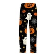 thumbnail image 4 of Satingcolo Halloween Pajama Pants for Men Printed Pajama Bottoms Drawstring Lounge Pants Sleepwear, 4 of 7