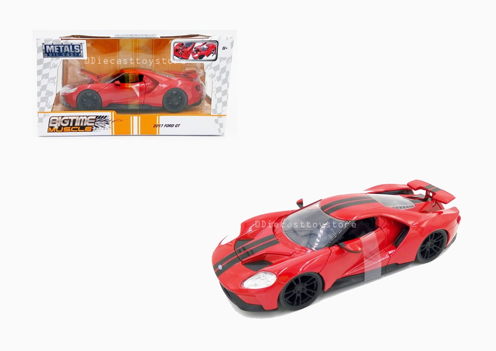 1:24 scale 2017 Ford GT Red / Black Jada "BigTime Muscle"