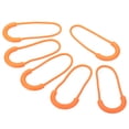 thumbnail image 1 of Unique Bargains Poignées de Remplacement pour Rallonge à Fermeture Éclair, Rallonge en U pour Bagages et Sacs à Dos, Orange, Lot de 15, 1 of 5
