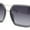 Slate Silver - Smoke, variant on Lion Emblem Diva Oversize Rectangle Butterfly Luxury Fashion Sunglasses Black Gold - Smoke