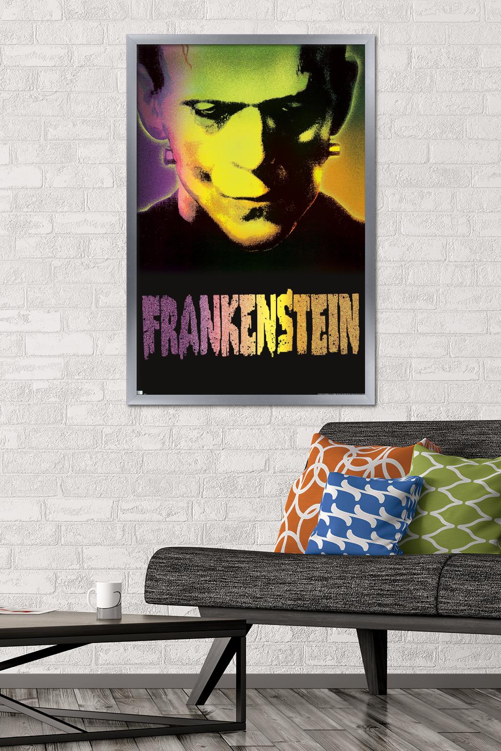 Frankenstein - Close-Up Wall Poster, 22.375" x 34" Framed
