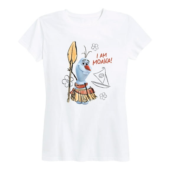 Frozen - Olaf Presents - Olaf Moana - Women's Short Sleeve Graphic T-Shirt