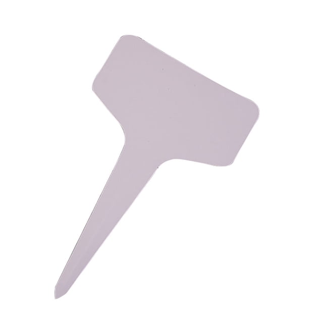 EGNMCR Plant label 100Pcs gardening label Plastic Insert Ground card T-shaped Lable Lable Card