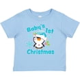 thumbnail image 3 of Inktastic Baby's 1st Christmas with Cute Penguin and Snowflakes Boys or Girls Baby T-Shirt, 3 of 5
