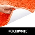 thumbnail image 2 of SAMIMPORT-2011 Ultra Plush Soft Comfort Orange Polyester Bath Rug Set, 19" x 30", Anti-Slip 3 Count, 2 of 2