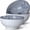 Leaf Pattern (8 Inch, 60 oz), variant on 60 oz Large Soup Bowls Set of 3, Pho Bowls, Ramen Bowl - Wave