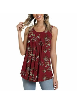 Sleeveless deals peasant top