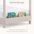 thumbnail image 5 of Delta Children Poppy House Wood Twin Bed, Platform Bed - No Box Spring Needed, Natural Sandstone, 5 of 9