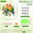 thumbnail image 4 of Diamond Art Craft Hanging Kits Clearance Cartoon Funny 5D Painting Bead Kit For Adults Gemfamily Double Sided Mini Bird Ornament for Living Room Bedroom, 4 of 10