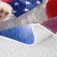 thumbnail image 5 of Homewish Pomeranian Dog Twin Quilt Set,4Th Of July Twin Coverlet Set,White,Balloon Decor,2pcs, 5 of 7
