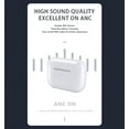 thumbnail image 3 of Bluetooth True wireless earbuds-in-Ear, wireless charging ,Active noise cancellation, transparency mode ,dual microphone ,sweat proof. Color : White, 3 of 6