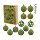 thumbnail image 3 of Christmas Decorations 12 Piece Flocked Christmas Balls Christmas Decoration SetMultiple Styles Of Christmas Tree Decorations Can Also Be Used For Other Party, 3 of 6