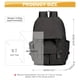 thumbnail image 5 of Lightweight Nylon Flap Laptop Backpack - Perfect for School, Travel & Everyday Use!, 5 of 5