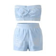 thumbnail image 3 of Womens Seamless Two Piece Workout Sets Wicking Quick-Dry Gym Sets Tummy Control Biker Shorts for Athletic, 3 of 4