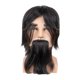 thumbnail image 1 of Cabeza de maniquí masculino de cabello humano real para peluquerías y peluquerías. Estilo D, 1 of 9