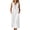 White Dress, variant on Miluxas Women's Hooded Sleeveless Maxi Dress Buttons Front Work office Casual Loose Shift Dress with Pockets Textured Summer Trendy Outfits White