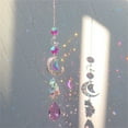 thumbnail image 6 of Nomeni Ornament Clearance, Crystal Suncatcher Moon Star Gather Light Ornaments Flower Garden Window Hanging Ornaments Party Decorations Room Decor, 6 of 9