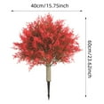 thumbnail image 3 of 23.6" Artificial Topiary Trees with Ground Spike - UV Resistant Cedar Bushes for Indoor/Outdoor Decor - Realistic for Porch, Garden, Office & Farmhouse, 3 of 5