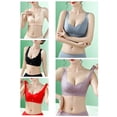 thumbnail image 4 of Women Bra Thin Padded No Underwire Soft Plus Size Bras, 4 of 8